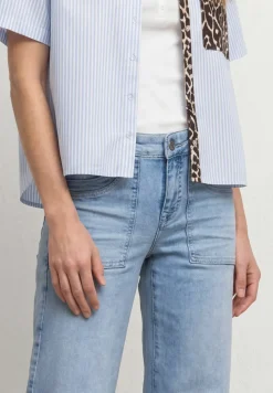 Mid Waist jeans culotte in Loose Fit