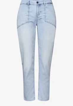 Mid Waist jeans in chino-look