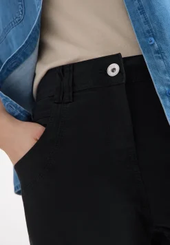 Mid Waist Slim Legs broek in casual fit