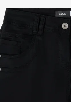 Mid Waist Slim Legs broek in casual fit