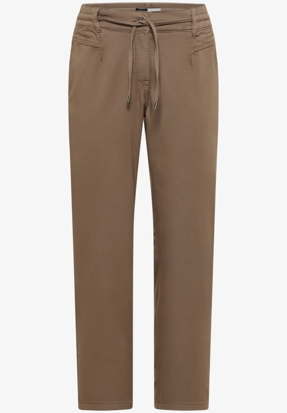 Mid Waist Slim Legs broek in Loose Fit