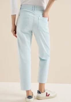 Mid Waist Slim Legs broek in casual fit