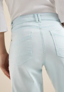 Mid Waist Slim Legs broek in casual fit