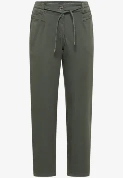 Mid Waist Slim Legs broek in Loose Fit