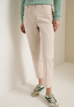 Mid Waist Slim Legs broek in casual fit