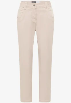 Mid Waist Slim Legs broek in casual fit