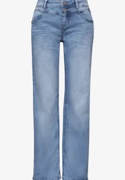 Mid Waist straight leg jeans in casual fit