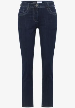 Mid Waist straight leg jeans in casual fit