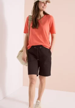 Mid Waist straight legs short in casual pasvorm