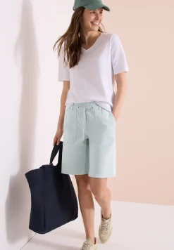 Mid Waist straight legs short in casual pasvorm
