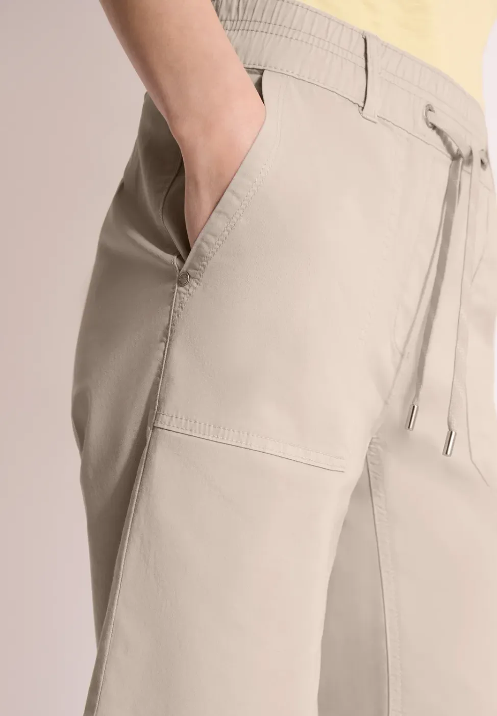 Mid Waist straight legs short in casual pasvorm