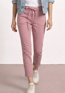 Mid Waist taps toelopende jeans in een Loose Fit