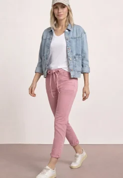 Mid Waist taps toelopende jeans in een Loose Fit