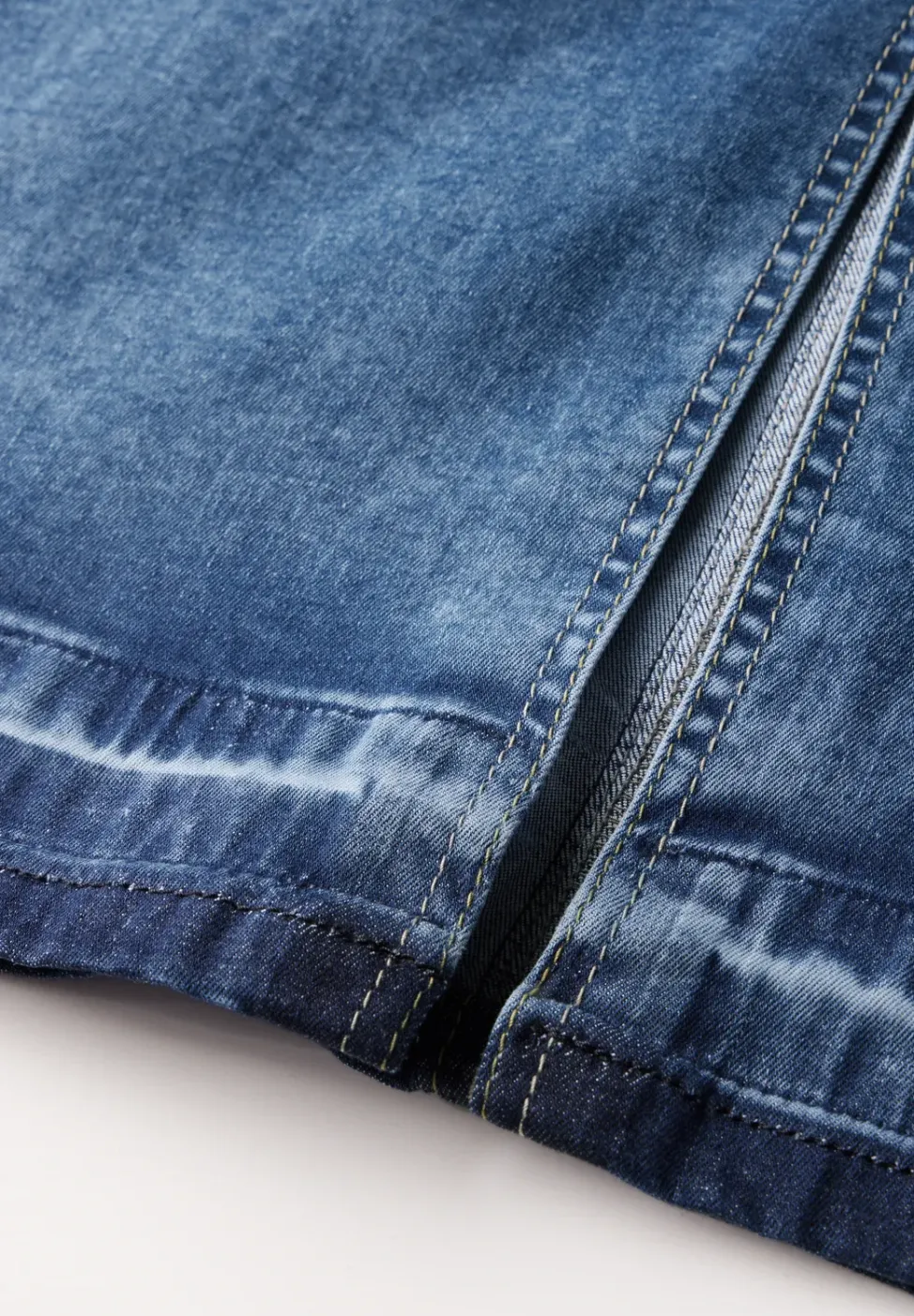 Midi denim rok