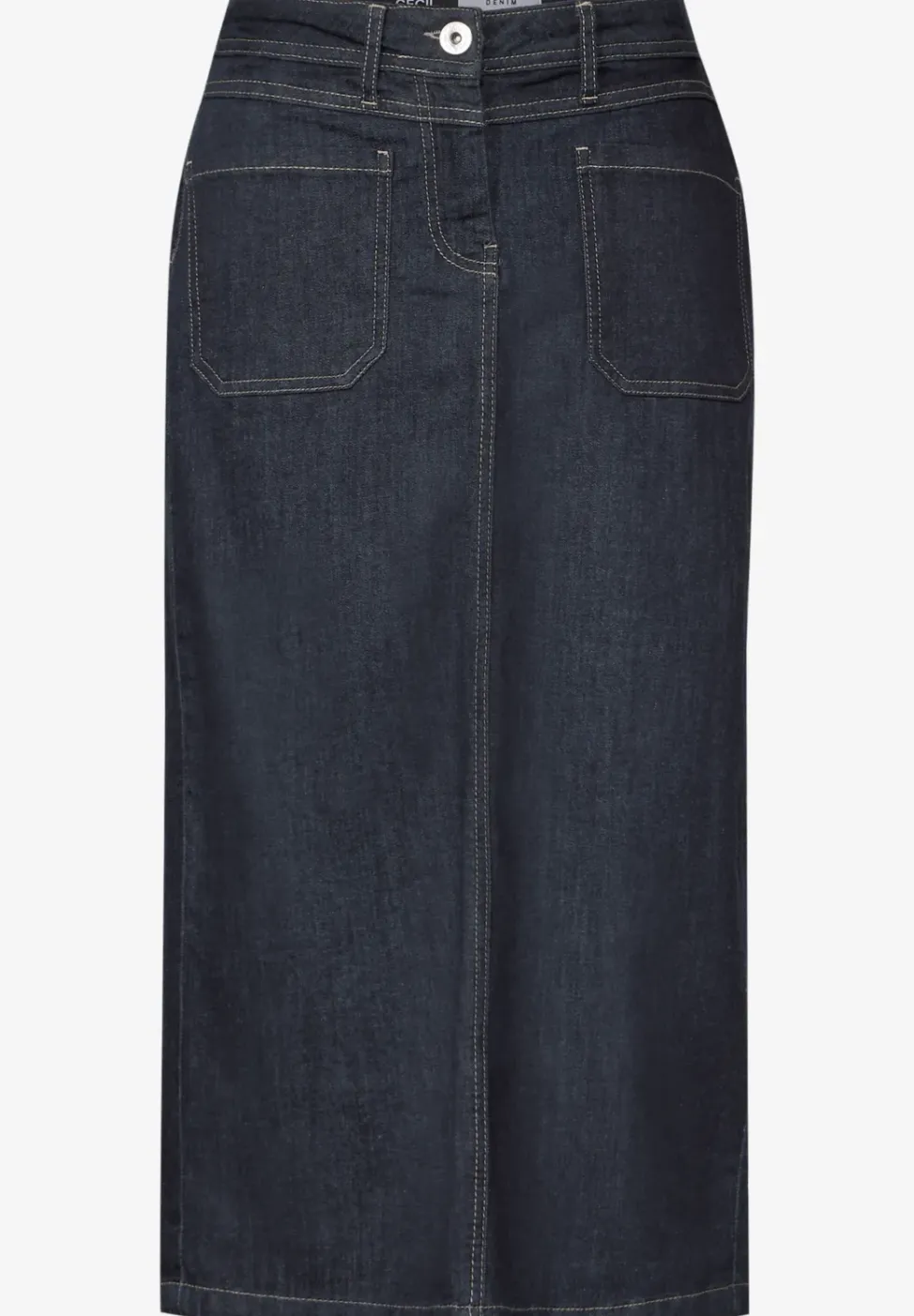 Midi denim rok