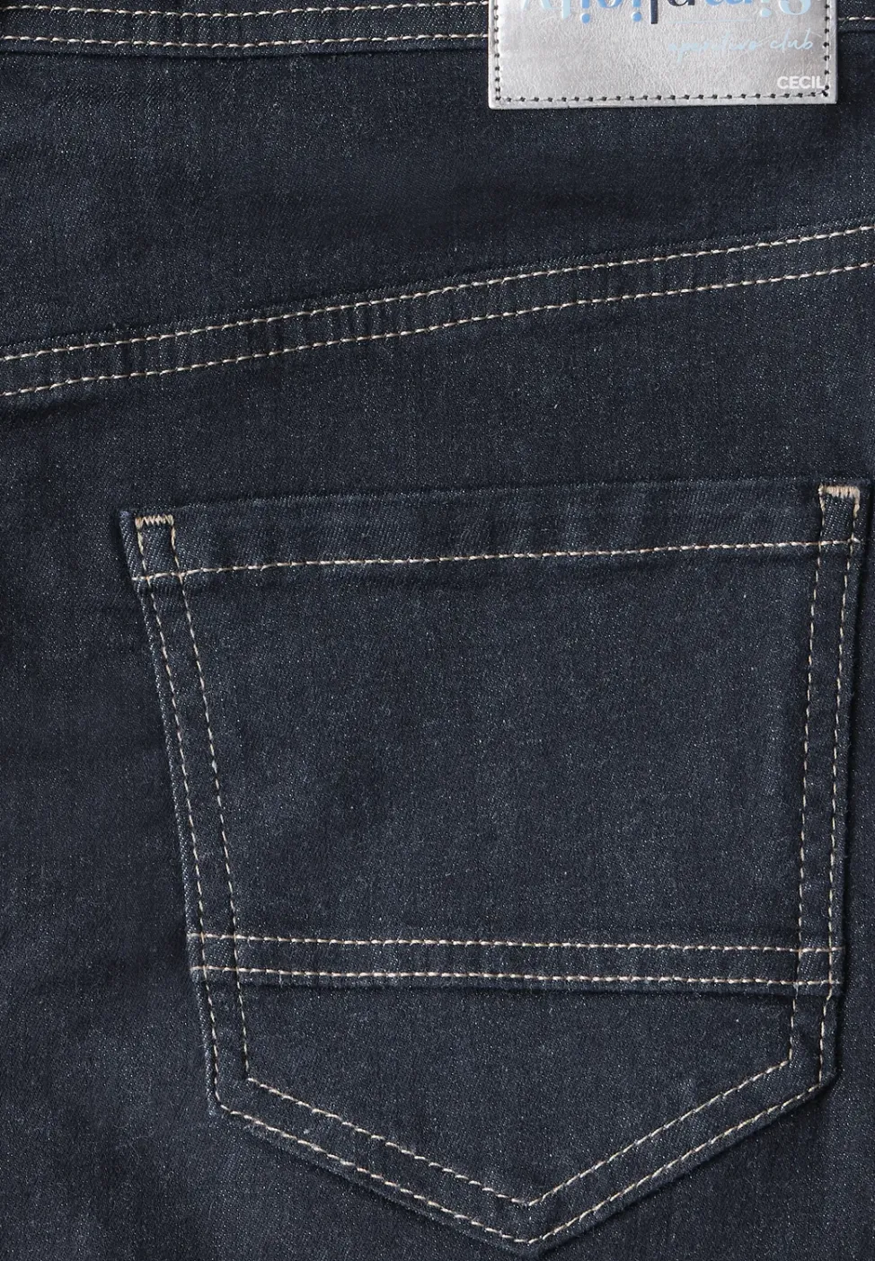 Midi denim rok