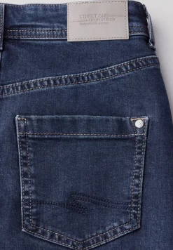 Midi denim rok