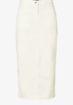Midi denim rok