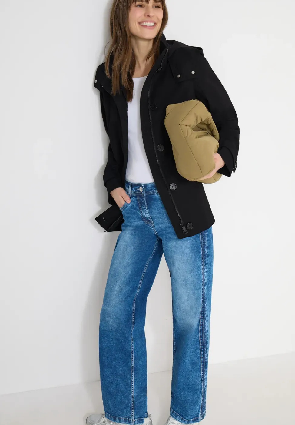Midi trenchcoat