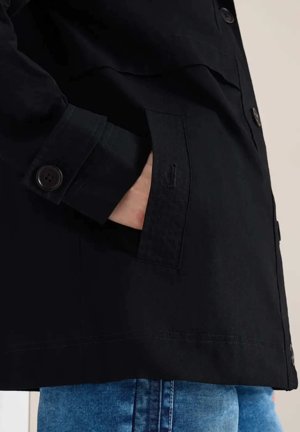 Midi trenchcoat
