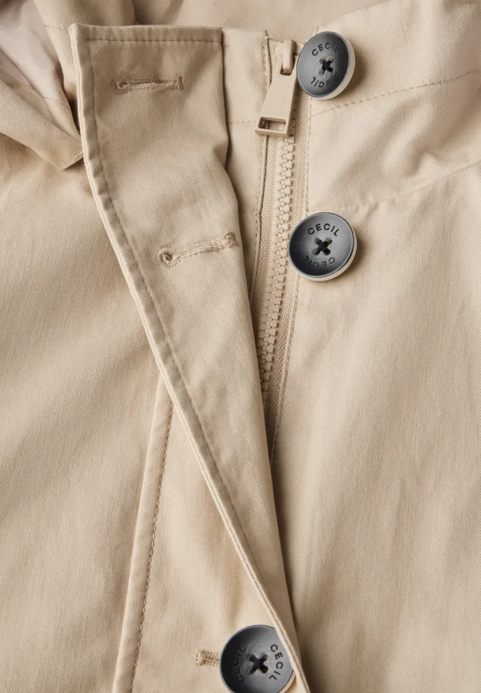 Midi trenchcoat