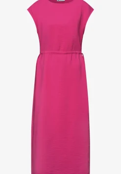 Midi-jurk met boothals