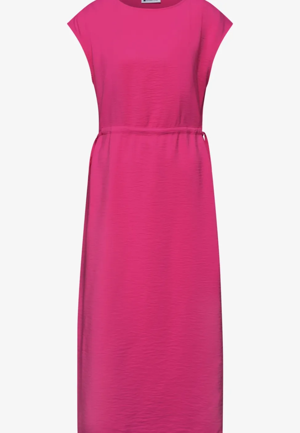 Midi-jurk met boothals