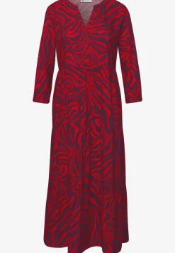 Midi-jurk met grafische print