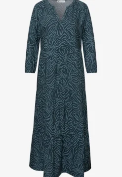 Midi-jurk met grafische print