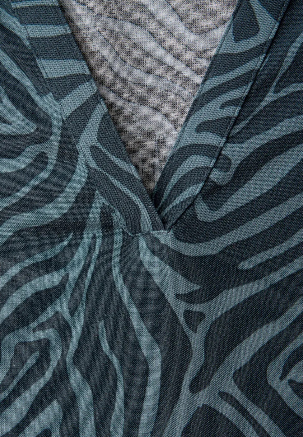 Midi-jurk met grafische print