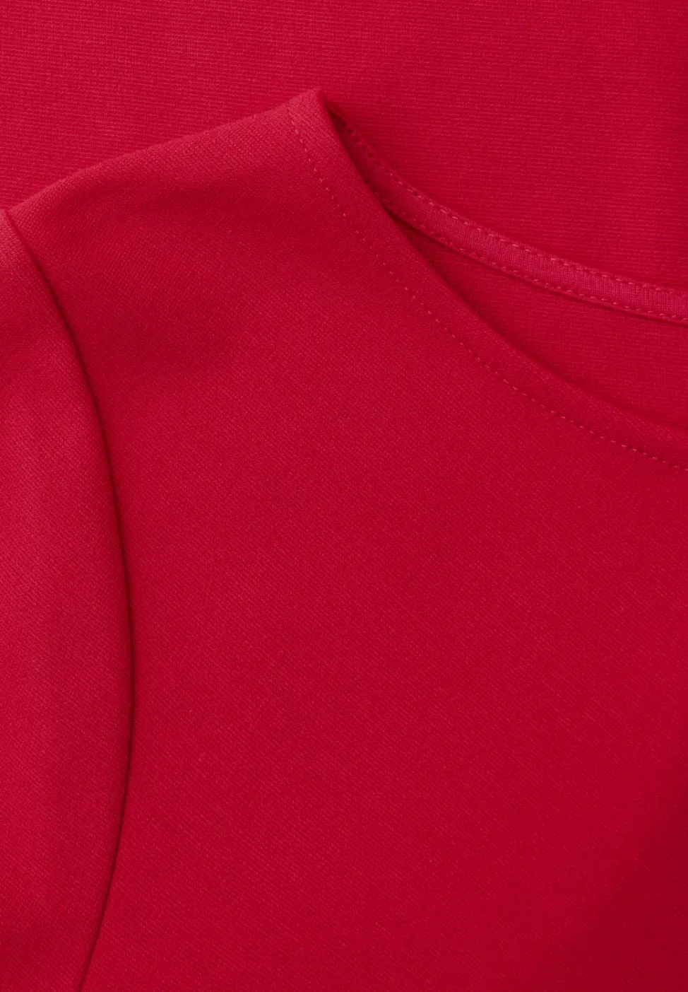 Midi-jurk met knoopdetail