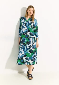 Midi-jurk met print
