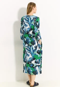 Midi-jurk met print