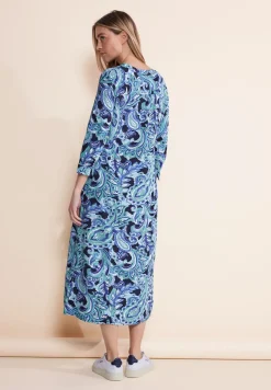 Midi-jurk met print