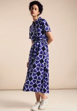 Midi-jurk met print