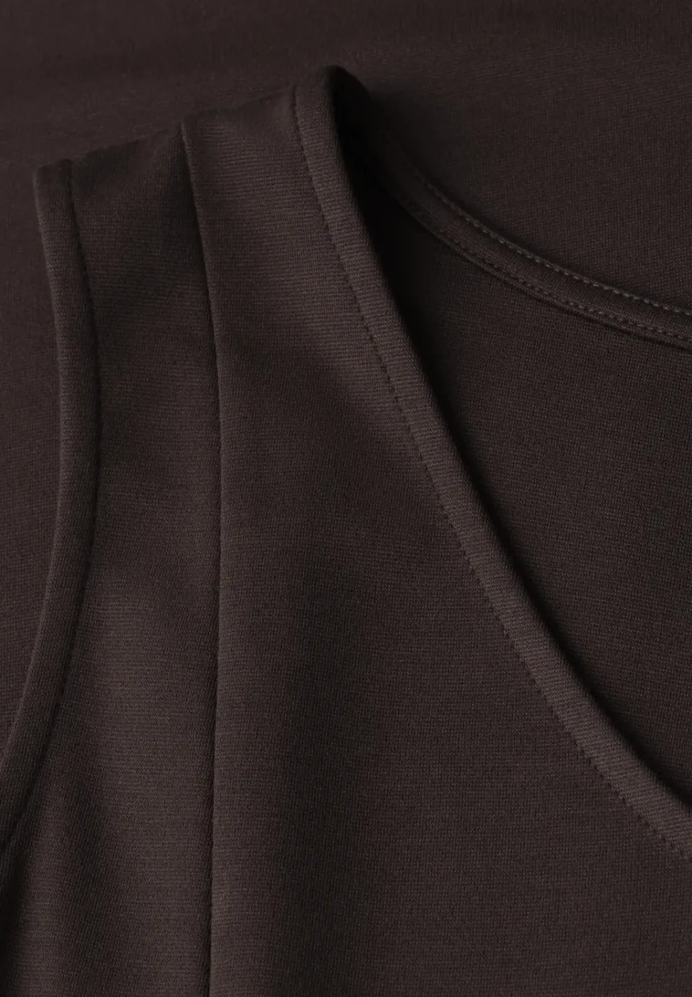Midi-jurk zonder mouwen in effen kleur