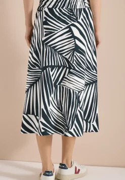 Midirok met grafisch patroon
