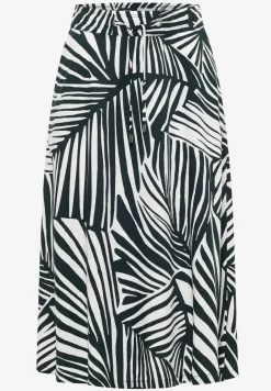 Midirok met grafisch patroon