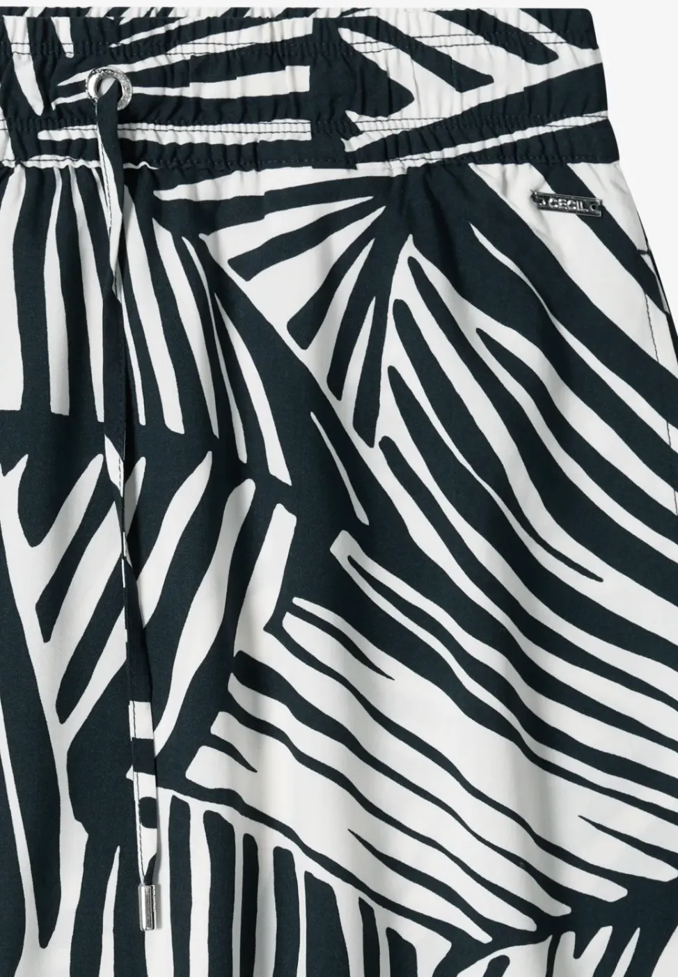 Midirok met grafisch patroon