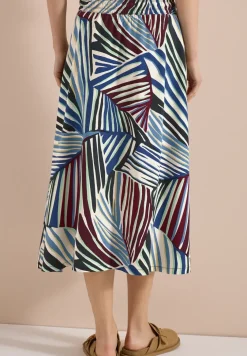 Midirok met grafisch patroon