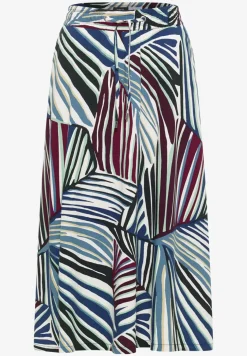 Midirok met grafisch patroon