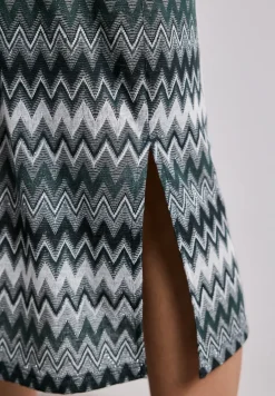 Midirok met zigzagpatroon