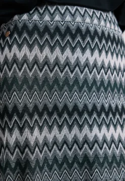 Midirok met zigzagpatroon