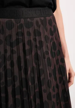 Midirok van mesh met print