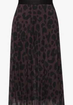 Midirok van mesh met print