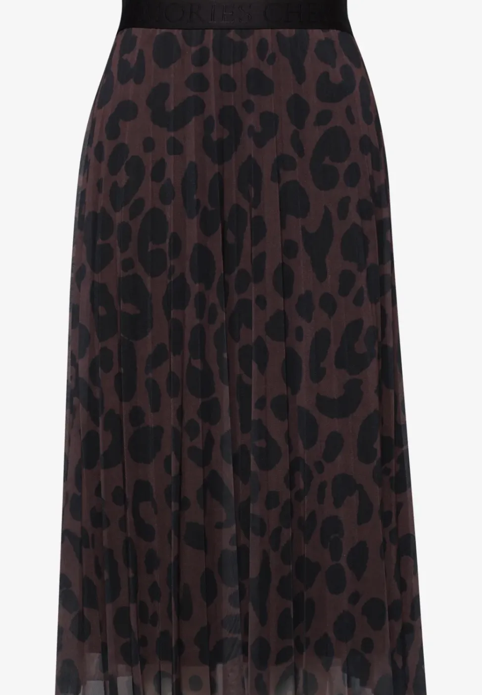 Midirok van mesh met print
