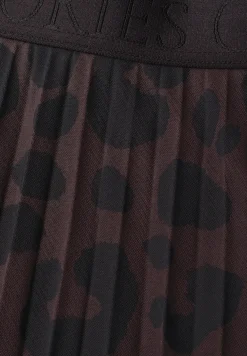 Midirok van mesh met print