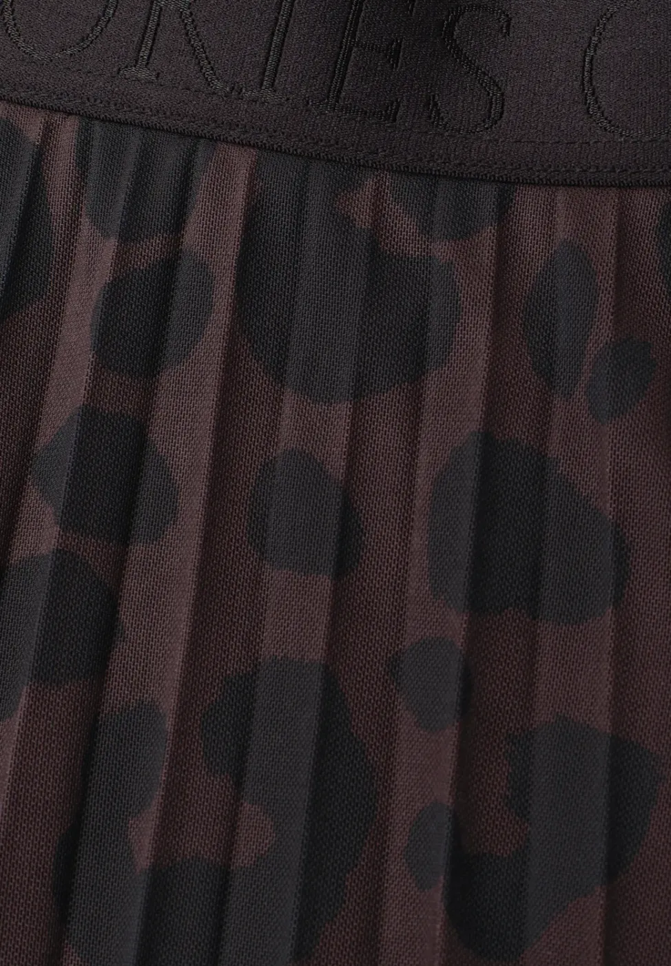 Midirok van mesh met print