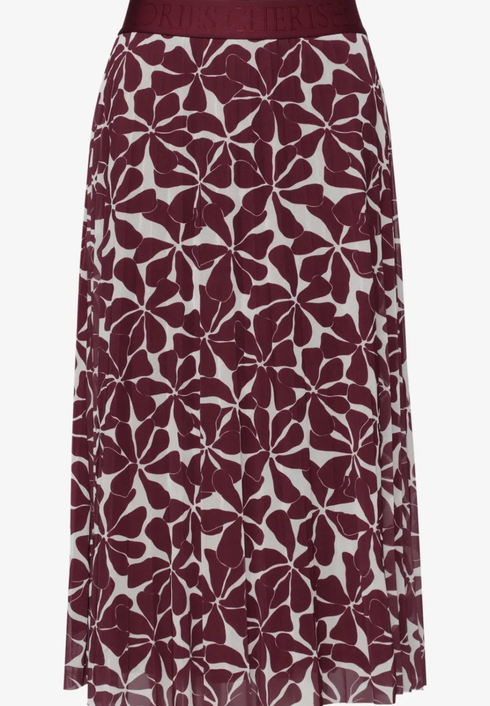 Midirok van mesh met print