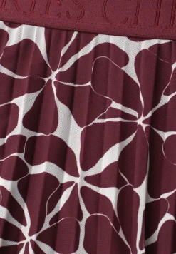 Midirok van mesh met print